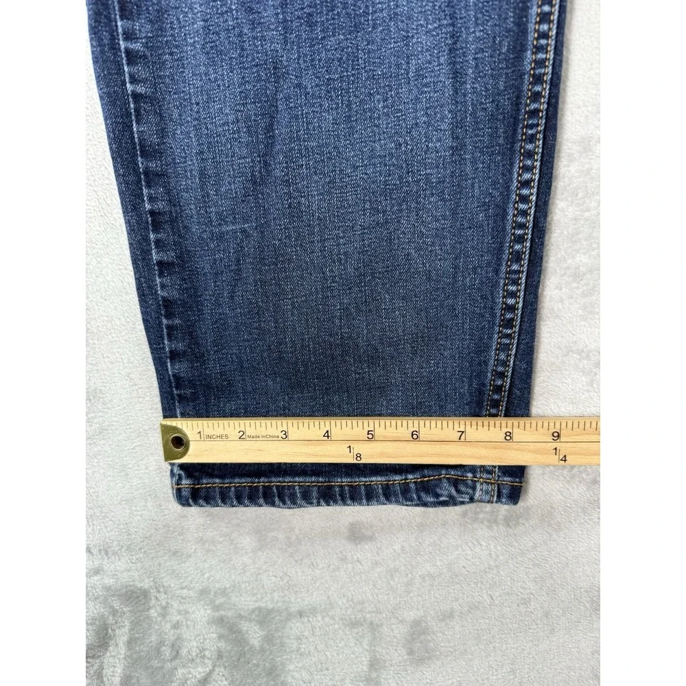 Levis 505 Mens 38x30 Blue Denim Regular Straight Fit‎ Dark Wash